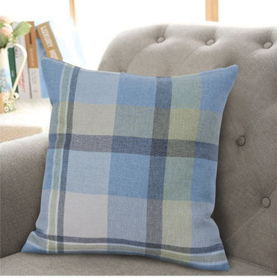 Maniscalco Plaid Square Cushion