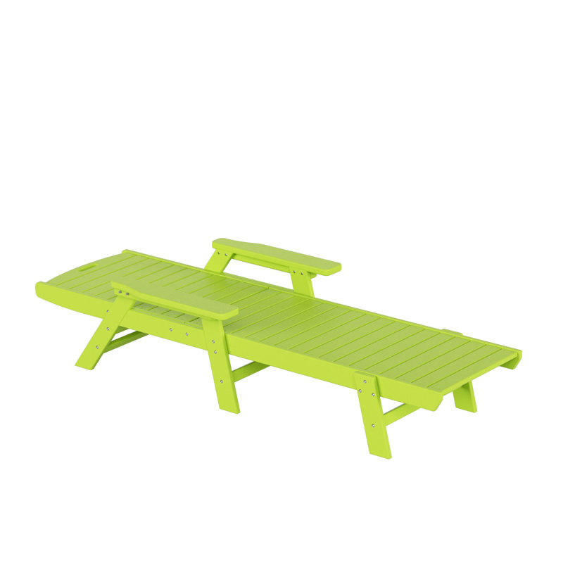 Laguna Outdoor Chaise Lounge, Lime
