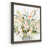 Toile avec cadre gris