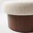 32.3" Round Storage Upholstered Cocktail Ottoman
