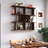 Large Wall Mounted 3 Tier  Rustic Bottle Wine Rack-551549387
