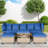 4 Pieces Uv-proof Resin Wicker Patio Sofa Set Included A 4-seat Sofa, 2 Ottomans, A Lifting Table, Retractable Canopy, Cushions And Adjustable Backrest-926119314