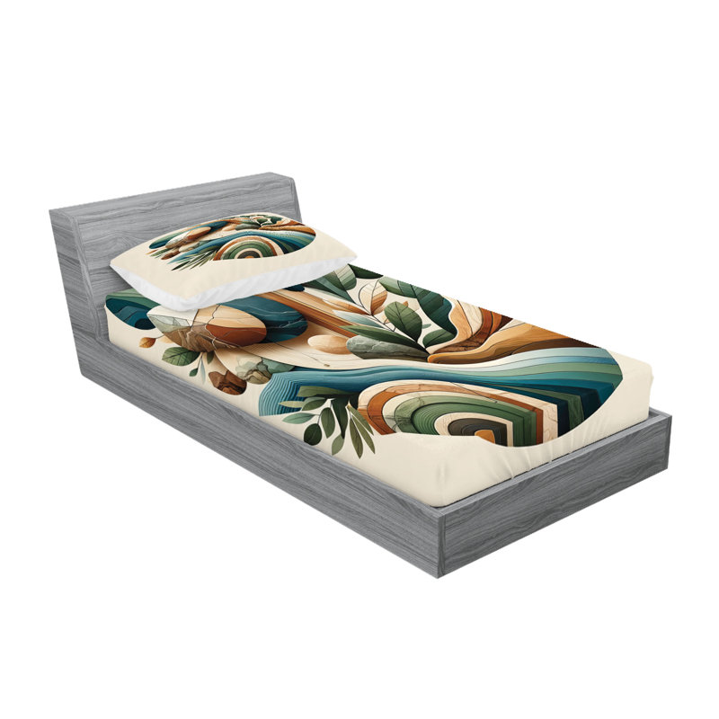 Drap-housse et taie décorative Ambesonne, Simple