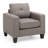 Vegas W Polyester Armchair, Modern Club Chair-34182024