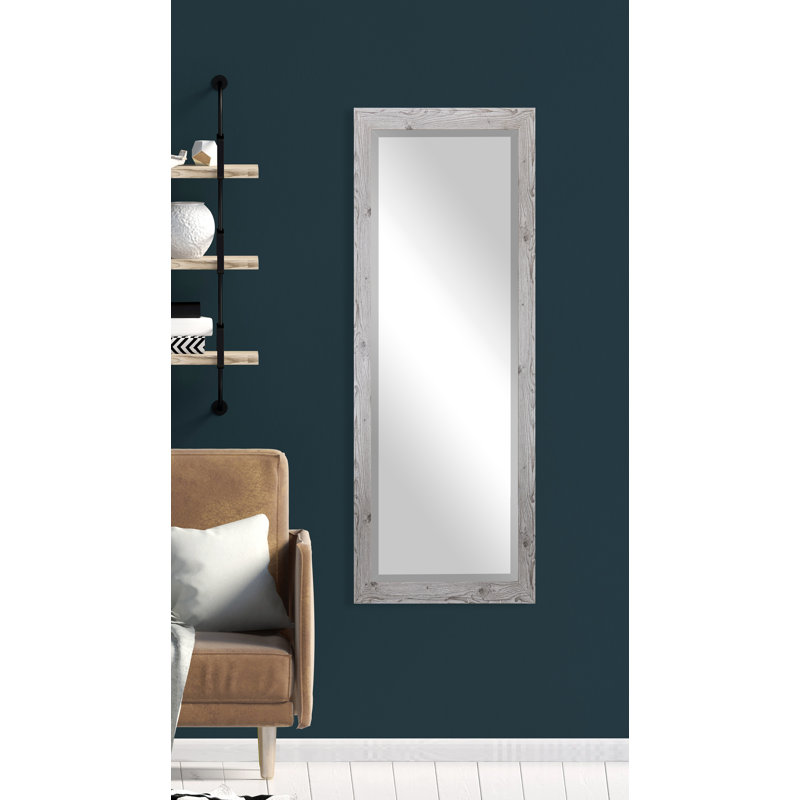 Miroir pleine grandeur Henslee, Blanc vieilli, H 59,5 po x l 20,5 po