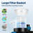 2HP Self Primming in/Above Ground Swimming Pool Pump with Timer, 7140 GPH