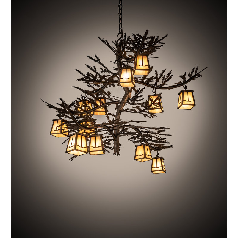 Lustre géométrique unique à 12 lumières Dulcemaria