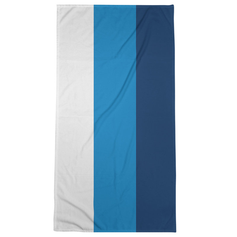 Microfiber Bath Towel, Tennessee Red Football White/Blue/Navy