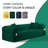 Floor Couch - 3 Seats Compression Sofa with Pillows Hybrid Sofa Pocketed Spring-1016895301