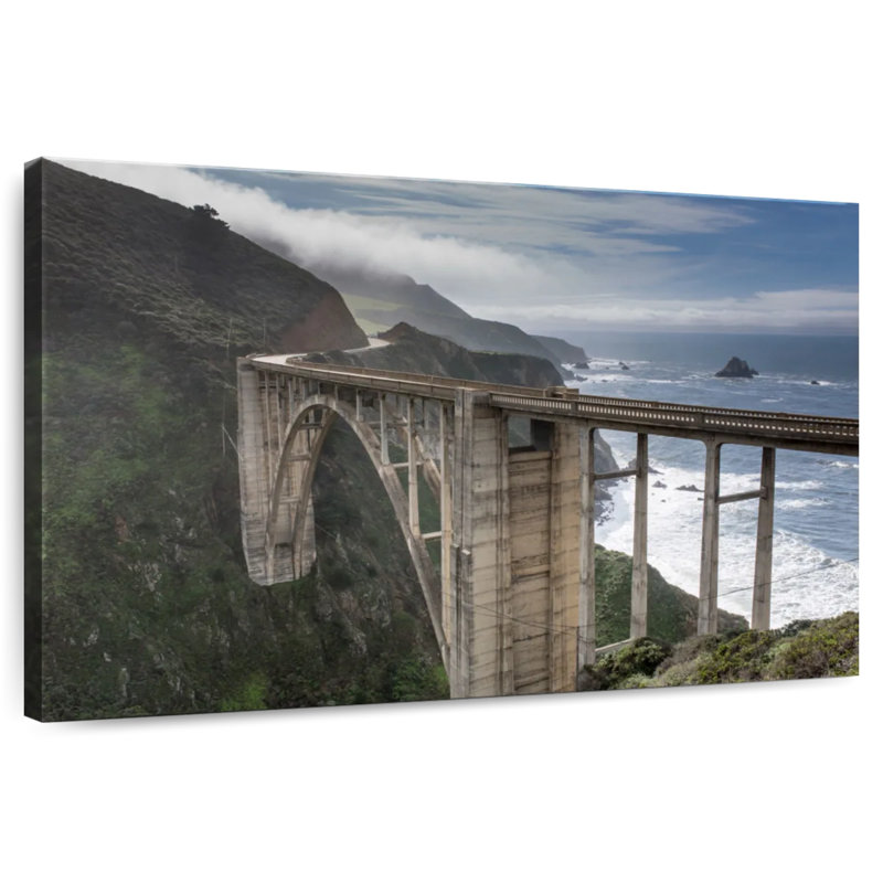 Lilie Stormy Bixby Bridge, 32" H x 48" W