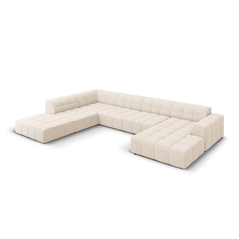 Chicago Modular Corner Sofa, Light Beige, Left Hand Facing