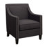 Picket House Furnishings Emery Charcoal Chair & Ottoman