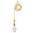 Pear Shaped Crystal Finial Ceiling Fan Pull Chain