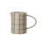 32 Oz. Stoneware Pitcher With Checkered Pattern