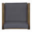 Fauteuil club de patio Perla gris foncé-1932457826
