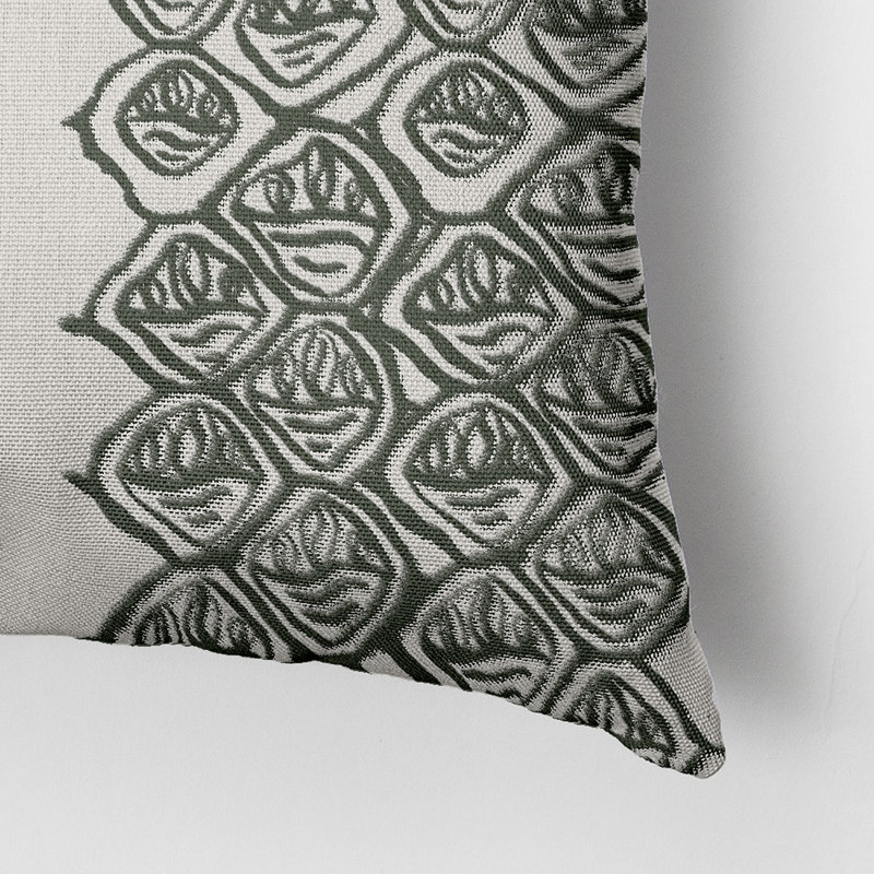 Housse et insert de coussin d'extérieur pour l'extérieur, Vert foncé, 16" x 16"