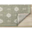 Tapis intérieur / extérieur floral / vert / blanc / scandinave-214638690