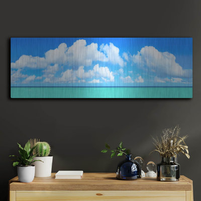 White Aqua' by Jack Reed, Metal Wall Art