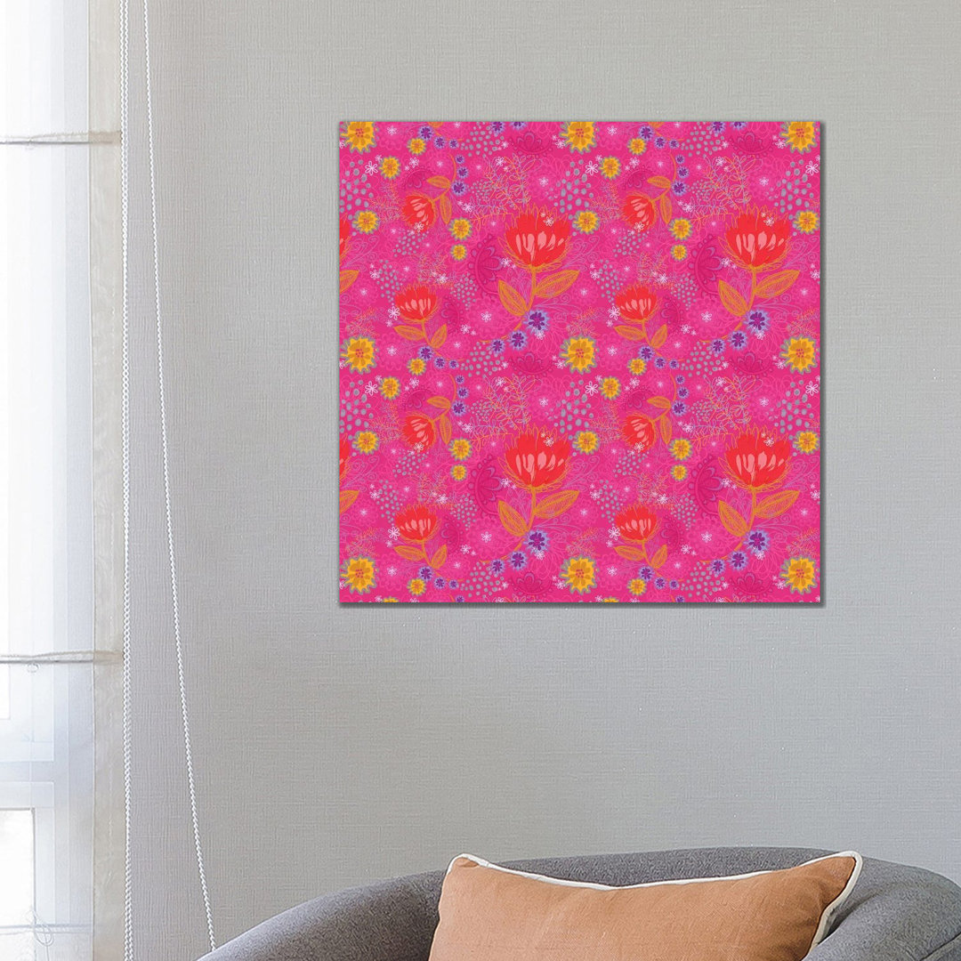 Bright Bouquet von Stephanie Corfee - Galerie-verpackte Leinwand Giclée