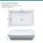 Bathroom Semi-Recessed Vessel Sink Ceramic Above Counter Basin Sink-124176885-118434222-124176886