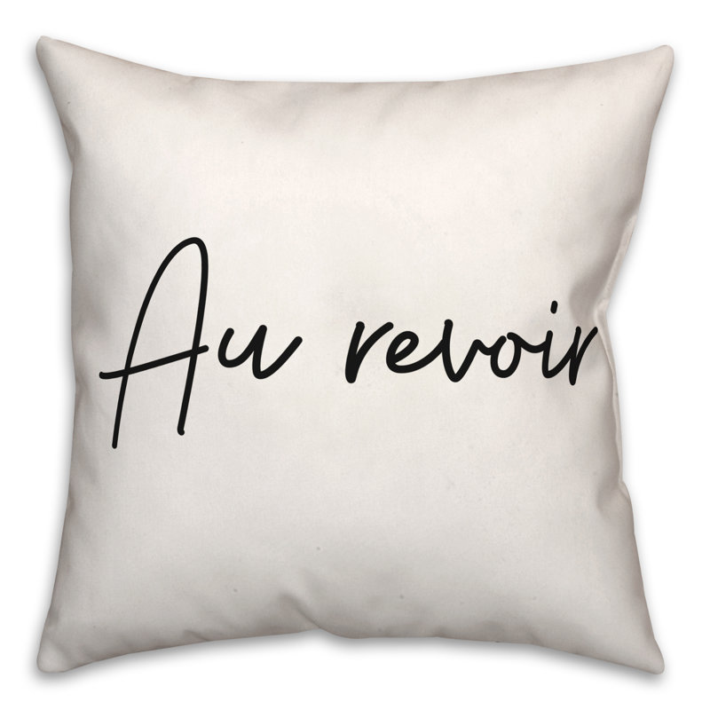 Housse et insert de coussin carré noir et blanc