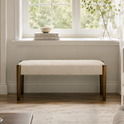 42'' W Modern Velvet chenille Bench