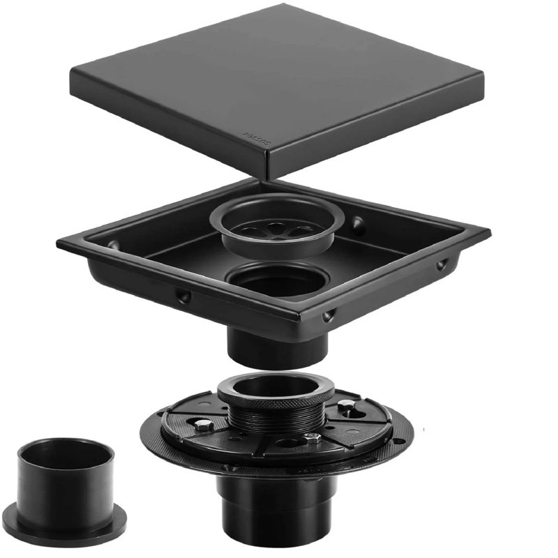 6.7'' W Tile-In, Matte Black