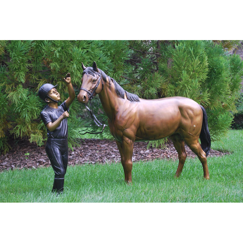 Ensemble de statue bronze 2 pièces