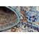 Tapis oriental bleu clair / gris / brun clair Duckett