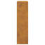 Boîte de dépôt vidaXL rouillée 17,32 x 8,66 x 32,28 po