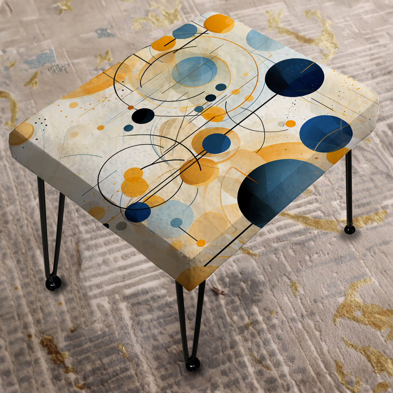 Repose-pieds Earthy Blue Cobalt