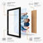 Stacked Forms in Motion Boho 1 Piece Single Picture Frame Wall Art-136642437-136642434