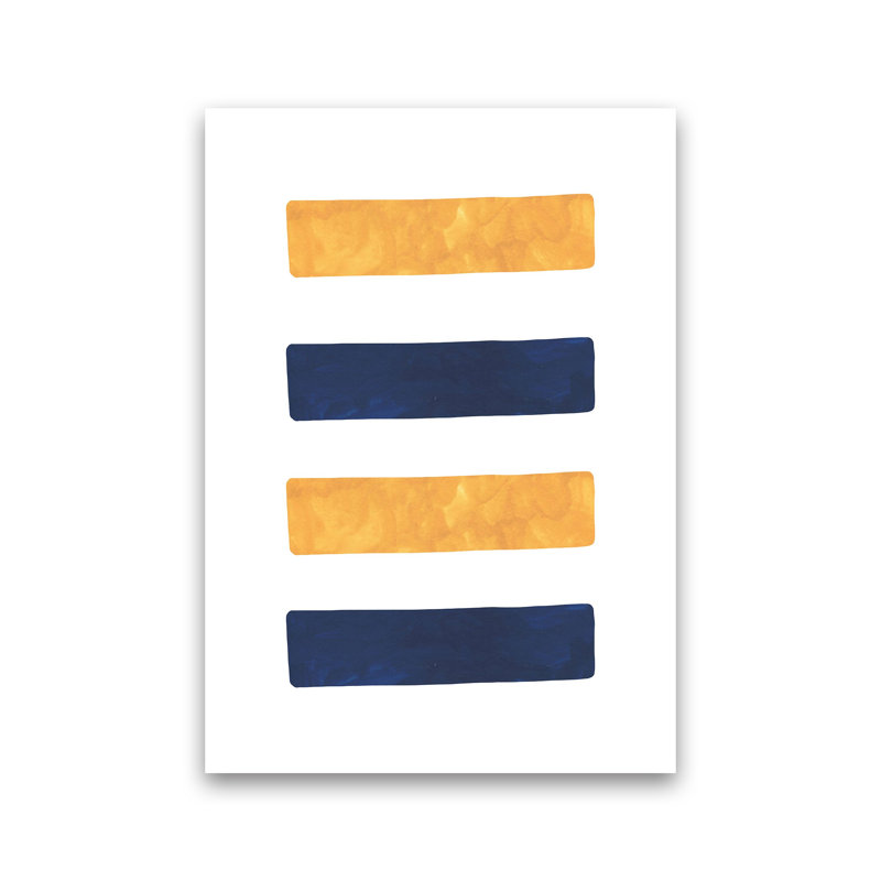Horizon Abstract Lines by Pixy Paper - Print, 59.4cm H x 42cm W x 1cm D, Unframed