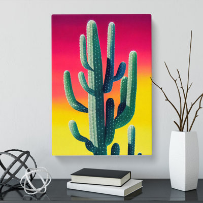Colourful Cactus Cacti Vol.3 - Wrapped Canvas Print