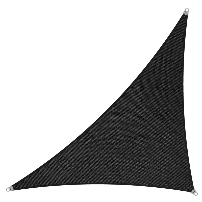 Voile d'ombrage ultra-durable Colourtree, Noir, 29 pi x 33 pi x 43,94 pi