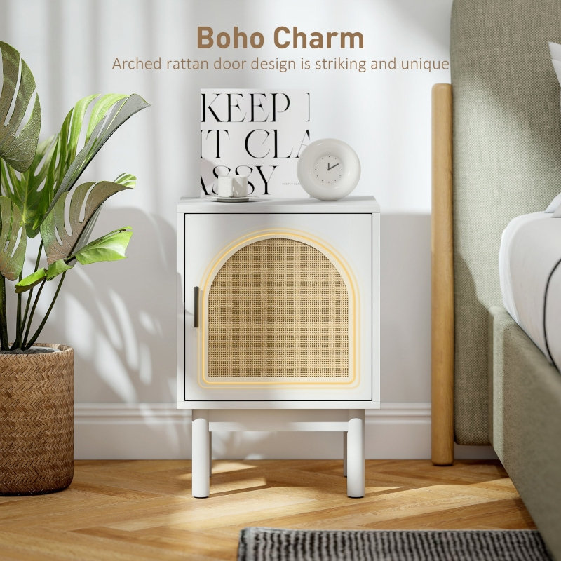 48 cm W Bedside Table