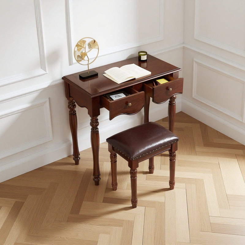 Un bureau avec une texture naturelle, H 29,92 po x l 31,49 po x P 15,74 po