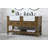 Pelaghia 60'' Double Bathroom Vanity with Carrara Marble Top-1631935401