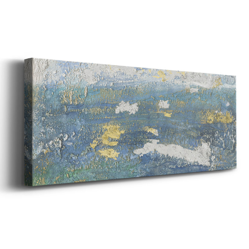«Sparkling Sea II», toile tendue avec châssis, H 12 po x l 30 po x P 1,5 po