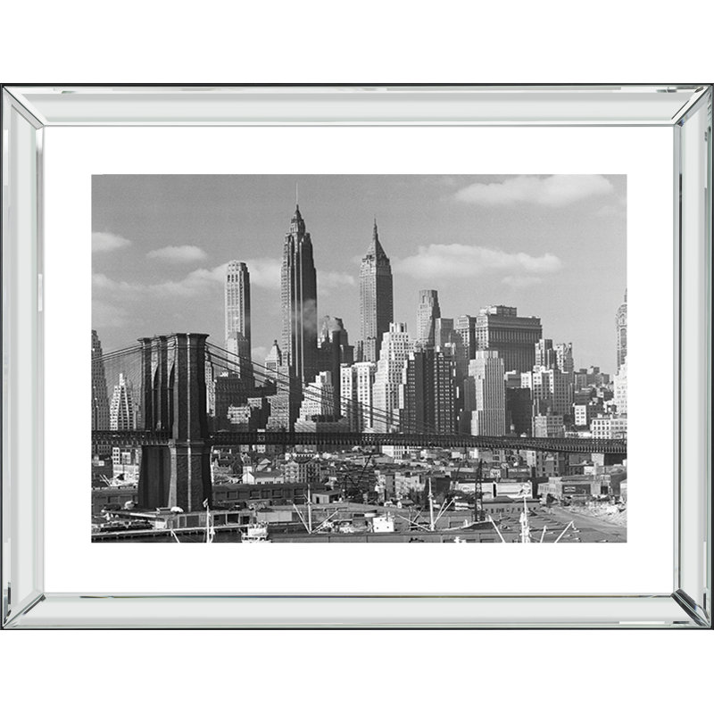 Lower Manhattan Skyline - Single Picture Frame Print