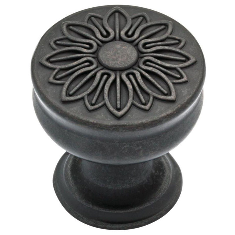 (Paquet de 5) Fer doux à bouton floral de 1-1 / 4 po