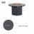 Areefa 49.21" W Round Aluminum Propane Fire Pit Table