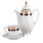 Théière en porcelaine bohémienne Regatta
