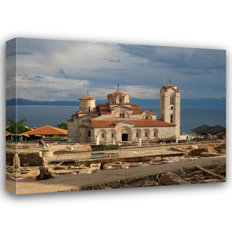 Saint Panteleimon Monastery, Ohrid, 14" H x 18" W