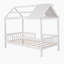 Lit en bois avec clôture Wood House-1495065687