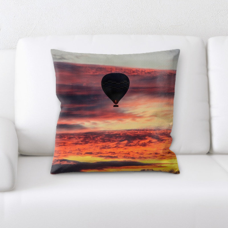 Microsuede Reversible Throw Pillow