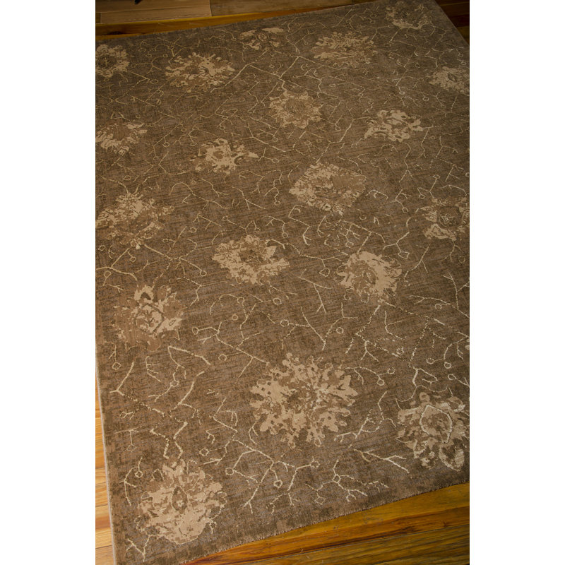 Dickinson Silk Abstract Indoor Rug, Rectangle 7'9" x 9'9"