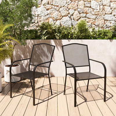 Chaise de salle à manger d'extérieur Katonna