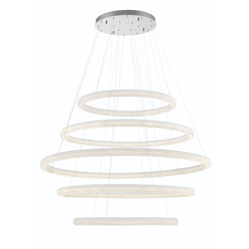 Sassi 1 light Chandelier in Chrome