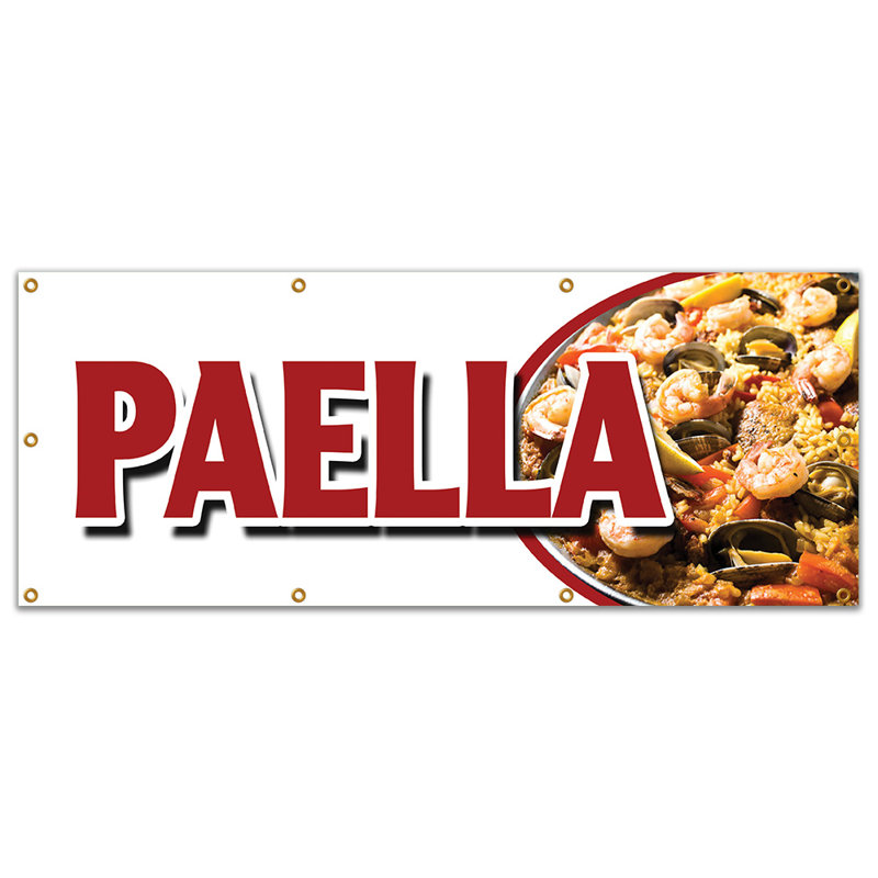 Paella, H 36 po x l 96 x 0,1 po